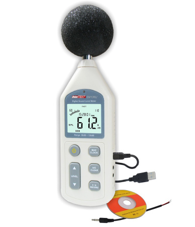 Шумомер цифровой UnionTEST SM136U купить по низкой цене | МАКСПРОФИТ
