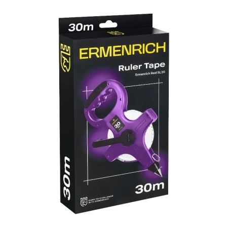Рулетка геодезическая Ermenrich Reel SL30, фиолетовый купить по низкой цене | МАКСПРОФИТ