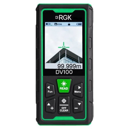 Лазерный дальномер с видоискателем RGK DV100 купить по низкой цене | МАКСПРОФИТ