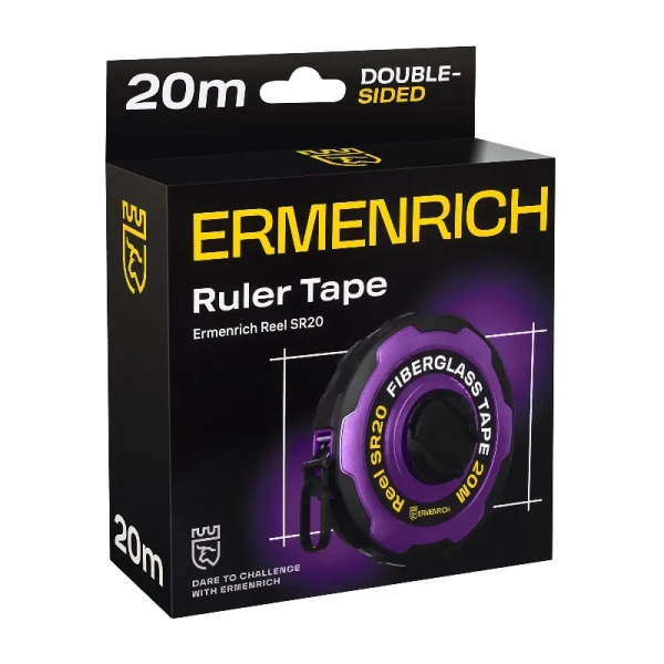 Рулетка Ermenrich Reel SR20, фиолетовый купить по низкой цене | МАКСПРОФИТ
