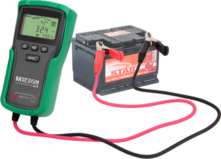 Тестер автомобильной аккумулятроной батареи 12В МЕГЕОН 81012 купить по низкой цене | МАКСПРОФИТ
